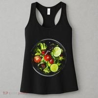 Saladkit Vegetable Motif Illustration Salad Kit Women's Tank Top thumb 3