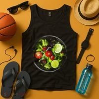 Saladkit Vegetable Motif Illustration Salad Kit Tank Top thumb 4
