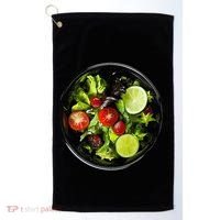 Saladkit Vegetable Motif Illustration Salad Kit Golf Towel thumb 0