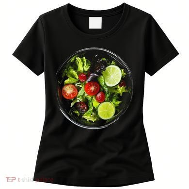 Saladkit Vegetable Motif Illustration Salad Kit Women's T-Shirt