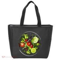 Saladkit Vegetable Motif Illustration Salad Kit Tote Bag thumb 0