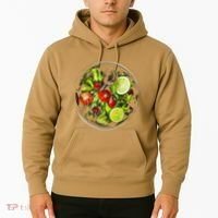 Saladkit Vegetable Motif Illustration Salad Kit Hoodie thumb 2
