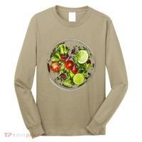 Saladkit Vegetable Motif Illustration Salad Kit Long Sleeve Shirt thumb 0