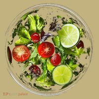 Saladkit Vegetable Motif Illustration Salad Kit Sweatshirt thumb 2
