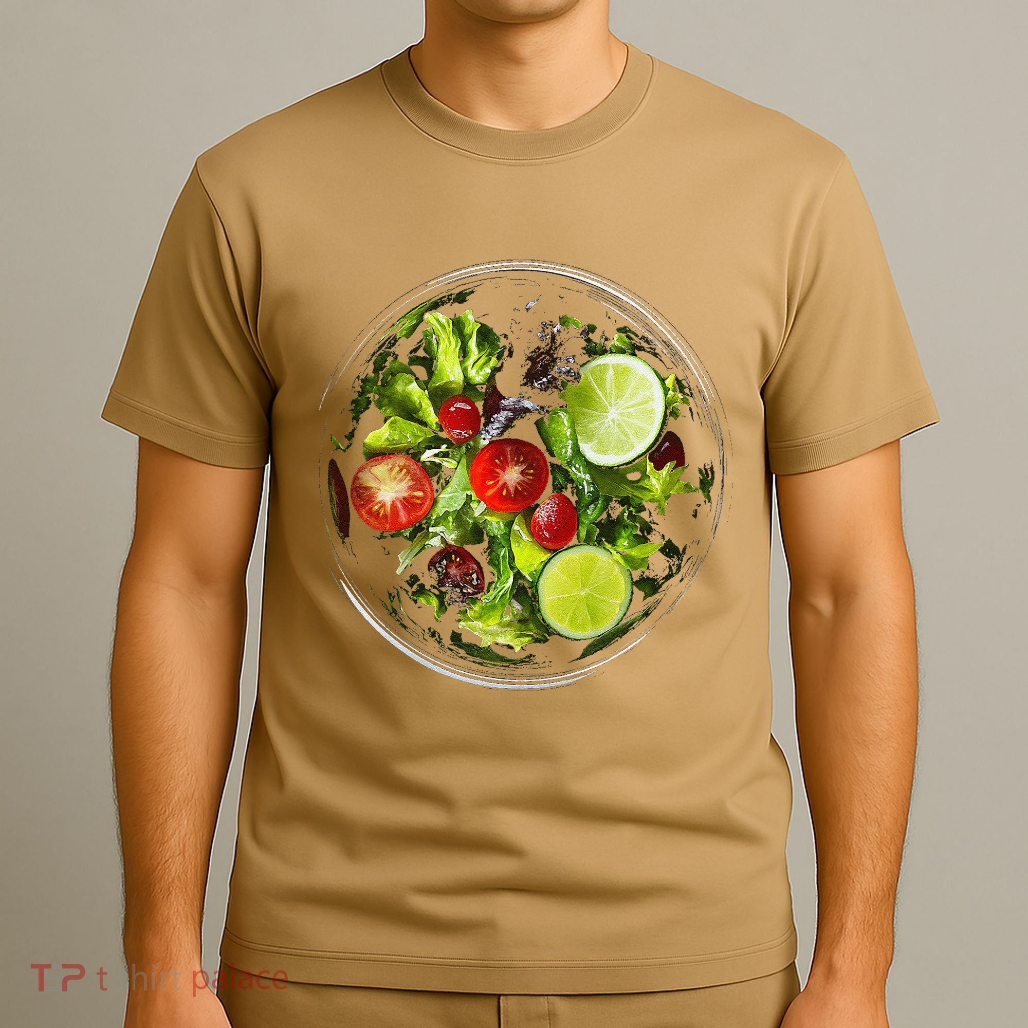 Saladkit Vegetable Motif Illustration Salad Kit T-Shirt