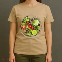 Saladkit Vegetable Motif Illustration Salad Kit T-Shirt thumb 4