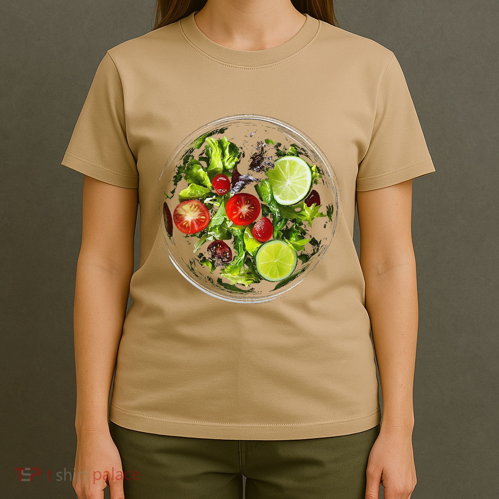 Saladkit Vegetable Motif Illustration Salad Kit T-Shirt