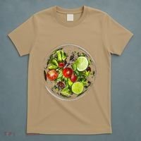 Saladkit Vegetable Motif Illustration Salad Kit T-Shirt thumb 5