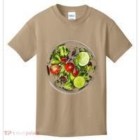 Saladkit Vegetable Motif Illustration Salad Kit Kids T-Shirt thumb 0