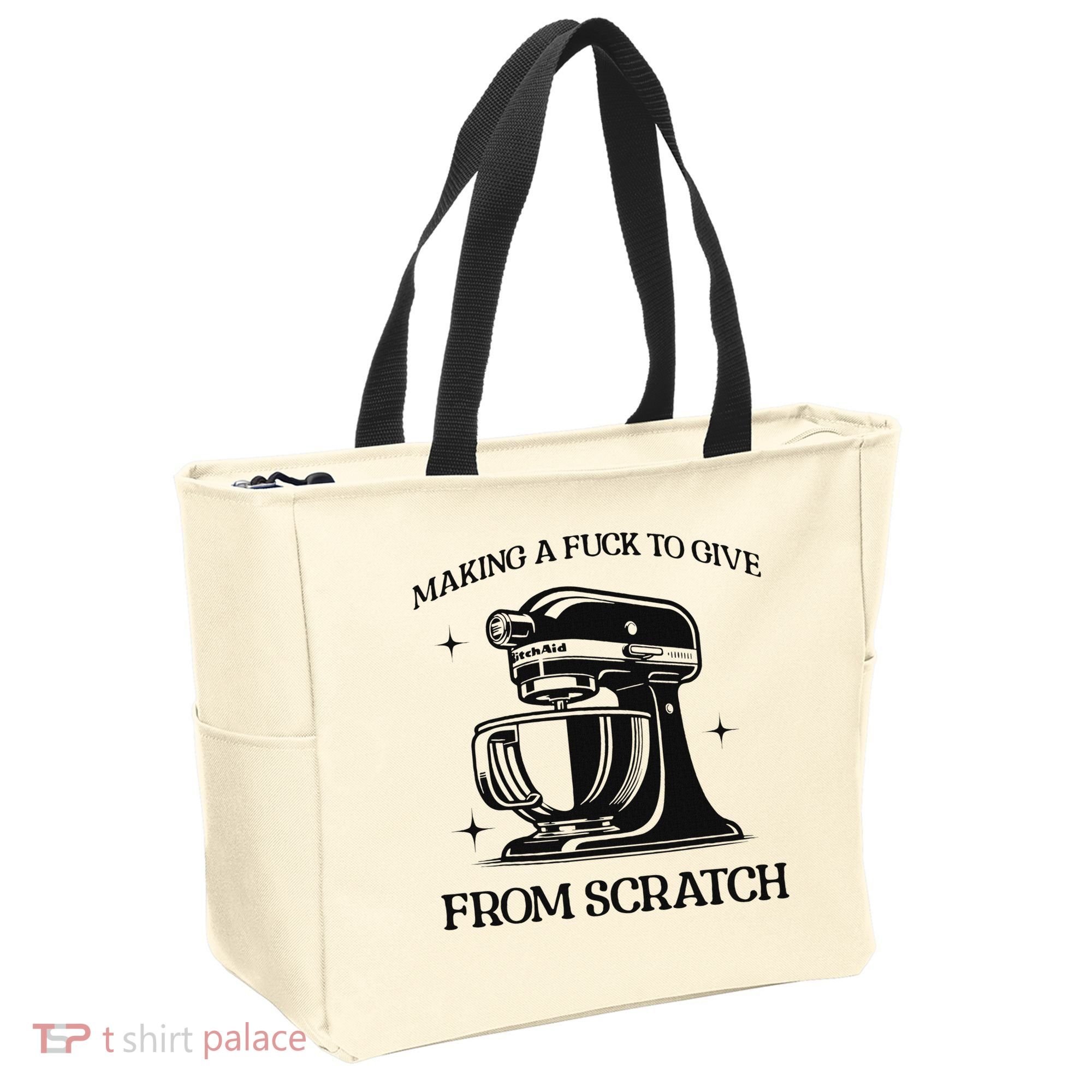 Sarcastic Vulgar Making A Fuck To Give Tote Bag