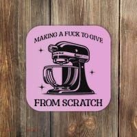 Sarcastic Vulgar Making A Fuck To Give Coaster thumb 0