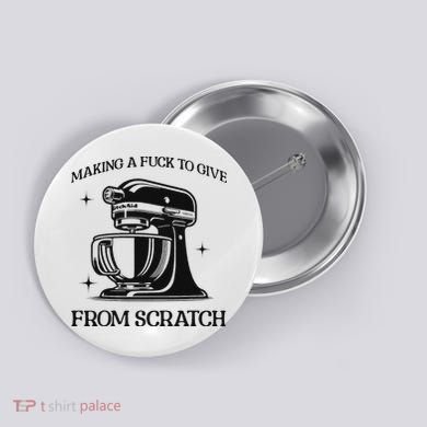 Sarcastic Vulgar Making A Fuck To Give Button