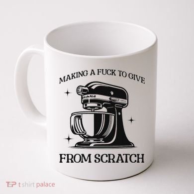 Sarcastic Vulgar Making A Fuck To Give Coffee Mug