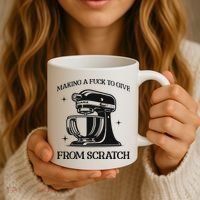 Sarcastic Vulgar Making A Fuck To Give Coffee Mug thumb 3