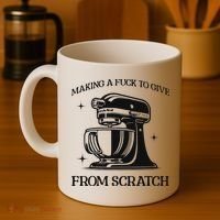 Sarcastic Vulgar Making A Fuck To Give Coffee Mug thumb 4