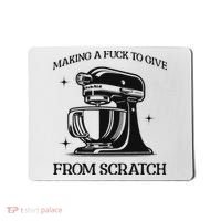 Sarcastic Vulgar Making A Fuck To Give Mousepad thumb 0