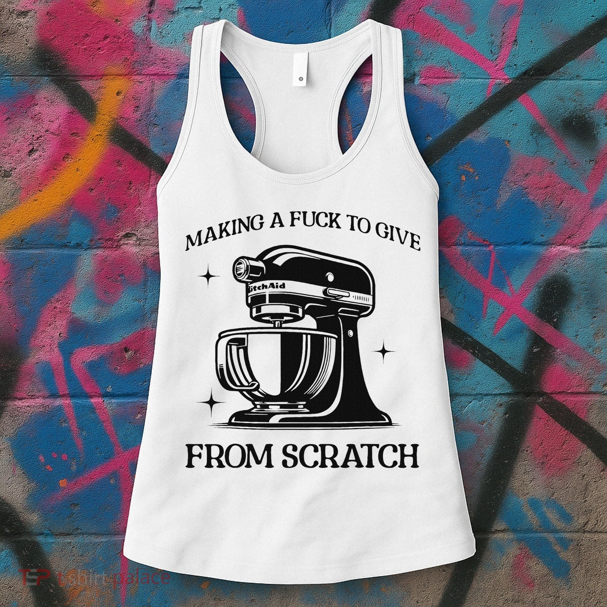 Sarcastic Vulgar Making A Fuck To Give Women's Tank Top