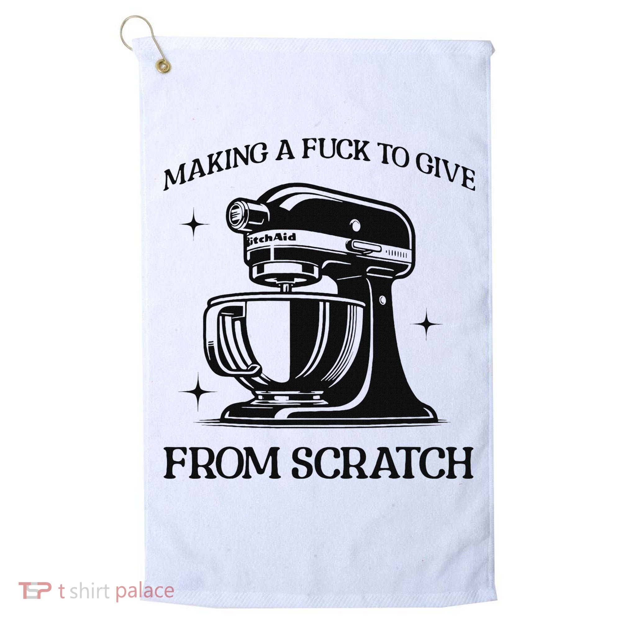 Sarcastic Vulgar Making A Fuck To Give Golf Towel