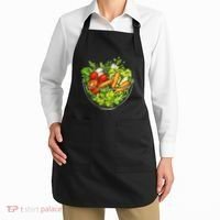 Saladkit Vegetable Motif Illustration Salad Kit Apron thumb 2