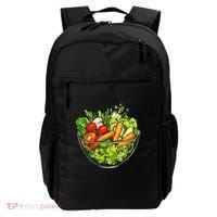 Saladkit Vegetable Motif Illustration Salad Kit Backpack thumb 0