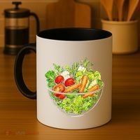 Saladkit Vegetable Motif Illustration Salad Kit Coffee Mug thumb 4