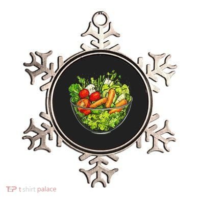 Saladkit Vegetable Motif Illustration Salad Kit Ornament