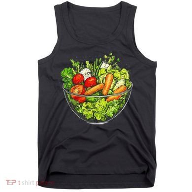 Saladkit Vegetable Motif Illustration Salad Kit Tank Top