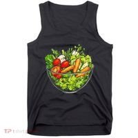 Saladkit Vegetable Motif Illustration Salad Kit Tank Top thumb 0