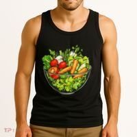 Saladkit Vegetable Motif Illustration Salad Kit Tank Top thumb 3