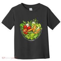 Saladkit Vegetable Motif Illustration Salad Kit Toddler T-Shirt thumb 0