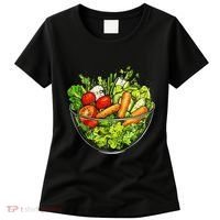 Saladkit Vegetable Motif Illustration Salad Kit Women's T-Shirt thumb 0