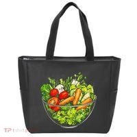 Saladkit Vegetable Motif Illustration Salad Kit Tote Bag thumb 0