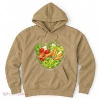 Saladkit Vegetable Motif Illustration Salad Kit Hoodie thumb 0