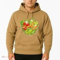 Saladkit Vegetable Motif Illustration Salad Kit Hoodie thumb 2