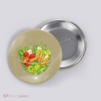 Saladkit Vegetable Motif Illustration Salad Kit Button thumb 0