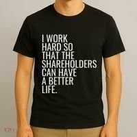 Shareholder Value Myth Funny Socialist Shareholder Activism T-Shirt thumb 3