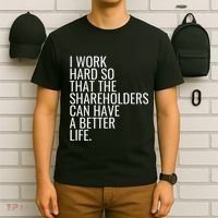 Shareholder Value Myth Funny Socialist Shareholder Activism T-Shirt thumb 6