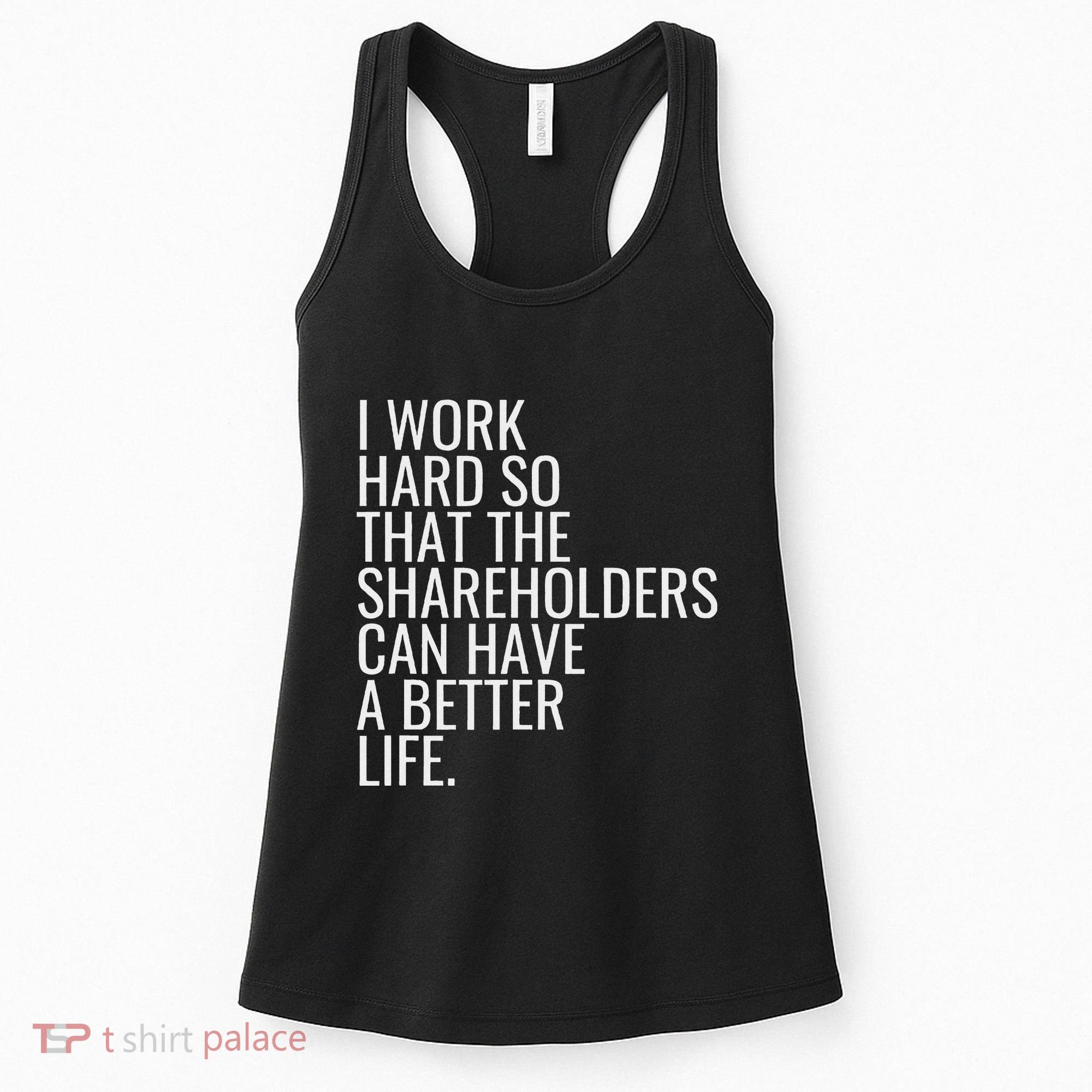 Shareholder Value Myth Funny Socialist Shareholder Activism Women's Tank Top