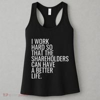 Shareholder Value Myth Funny Socialist Shareholder Activism Women's Tank Top thumb 3