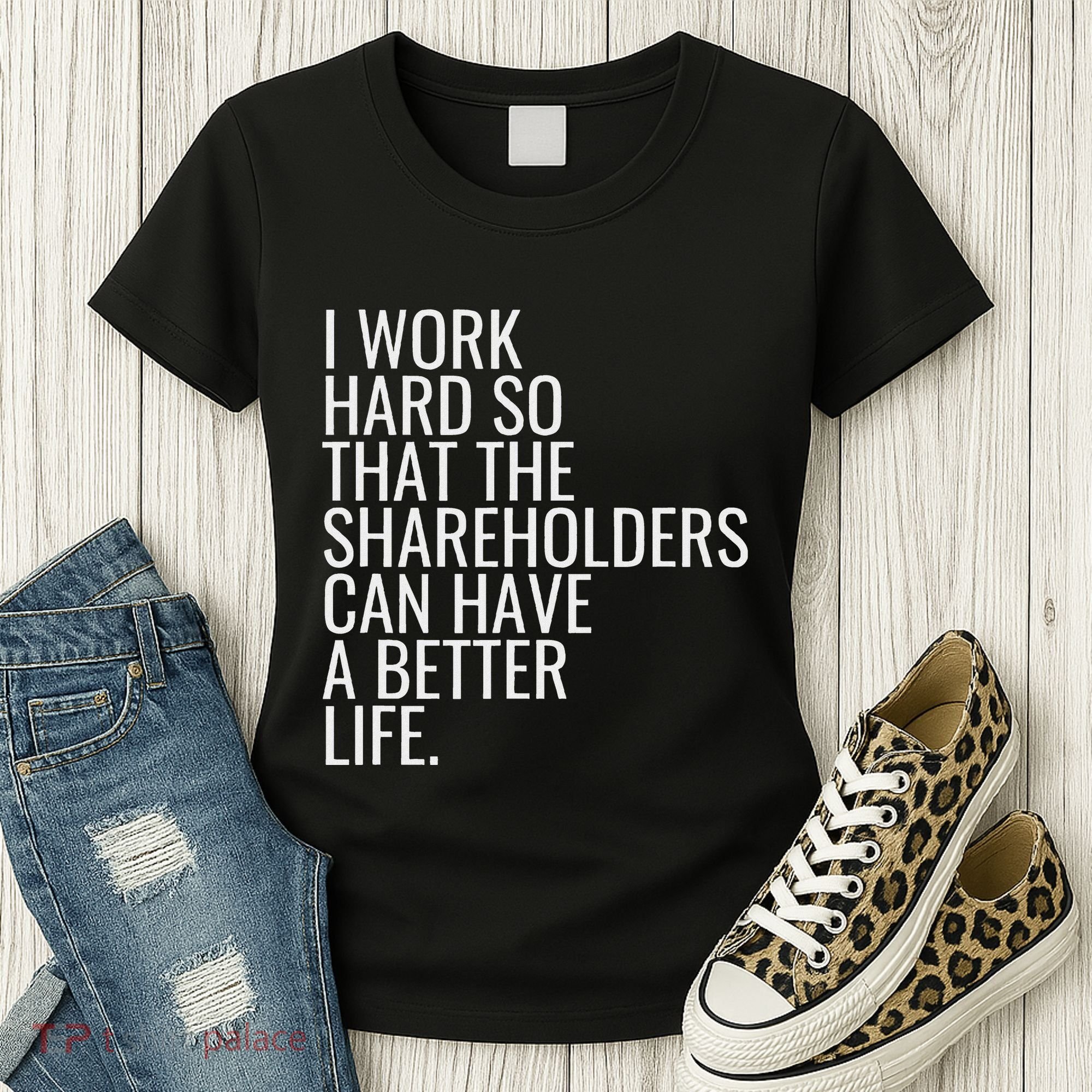 Shareholder Value Myth Funny Socialist Shareholder Activism Women's T-Shirt