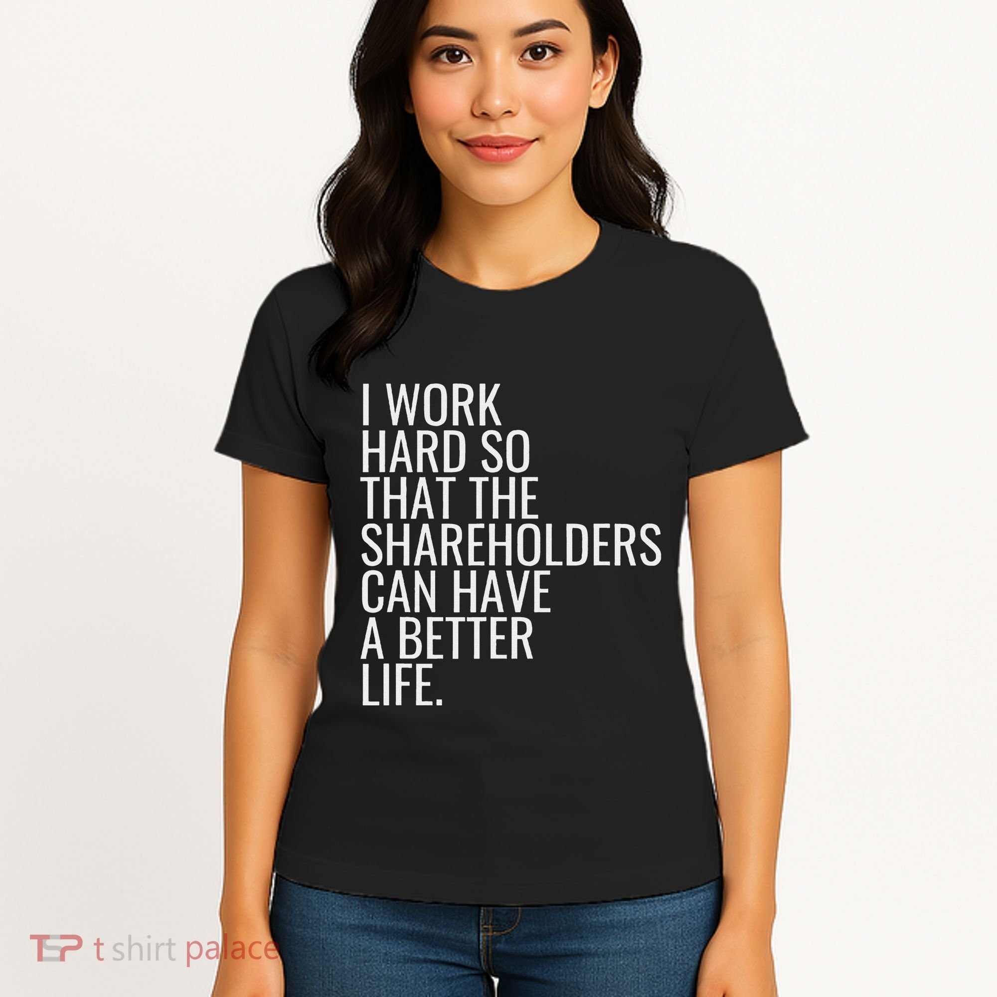 Shareholder Value Myth Funny Socialist Shareholder Activism Women's T-Shirt