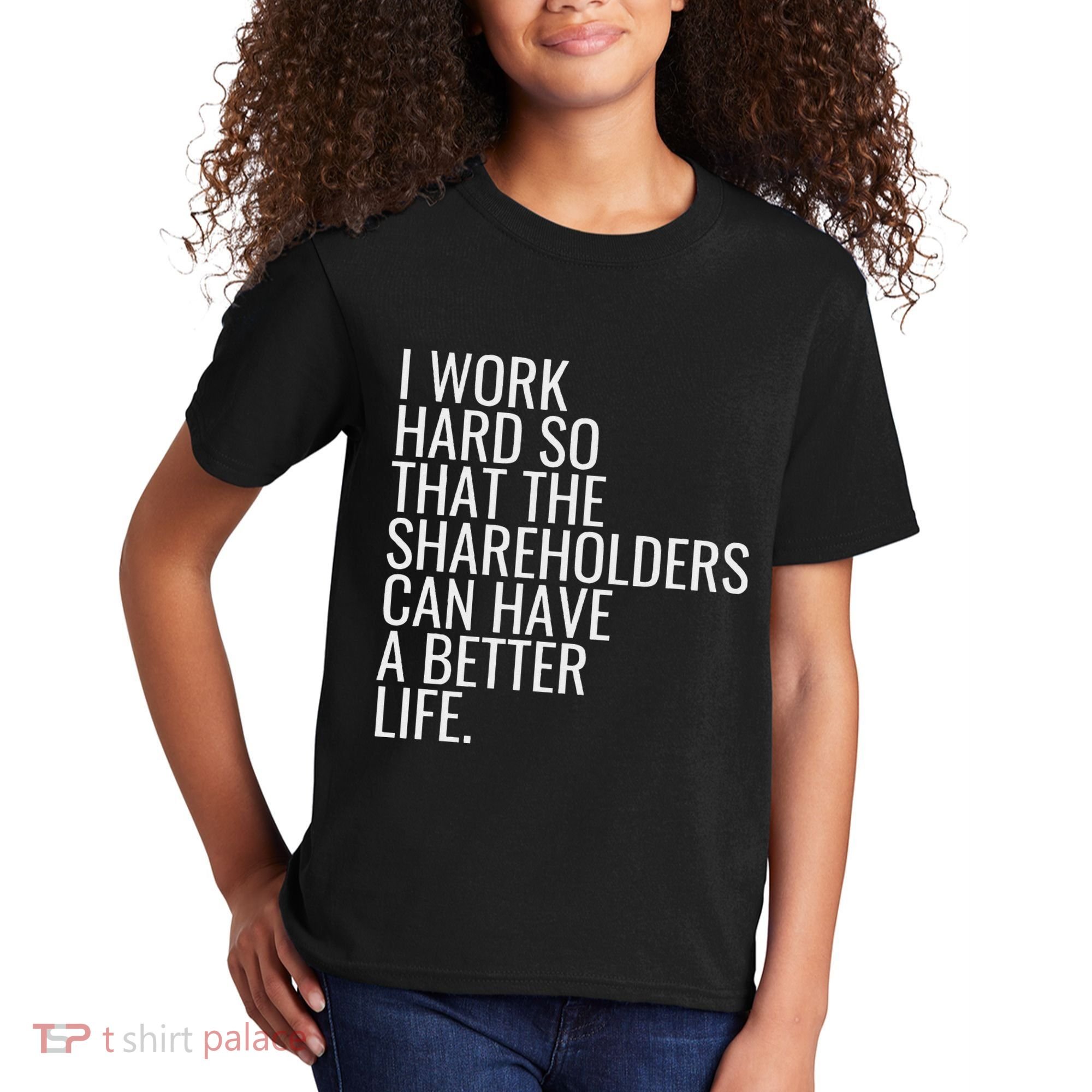 Shareholder Value Myth Funny Socialist Shareholder Activism Kids T-Shirt