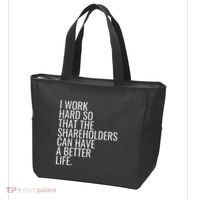 Shareholder Value Myth Funny Socialist Shareholder Activism Tote Bag thumb 3
