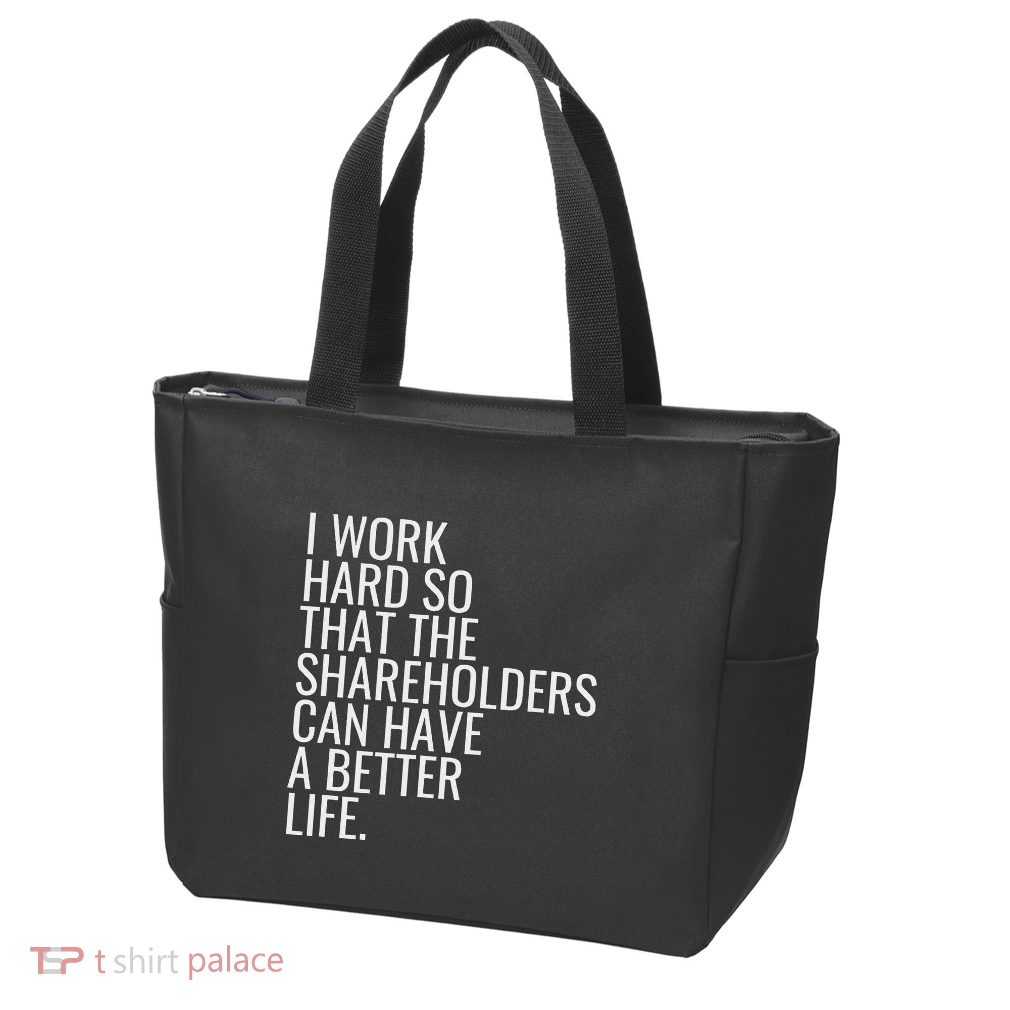Shareholder Value Myth Funny Socialist Shareholder Activism Tote Bag