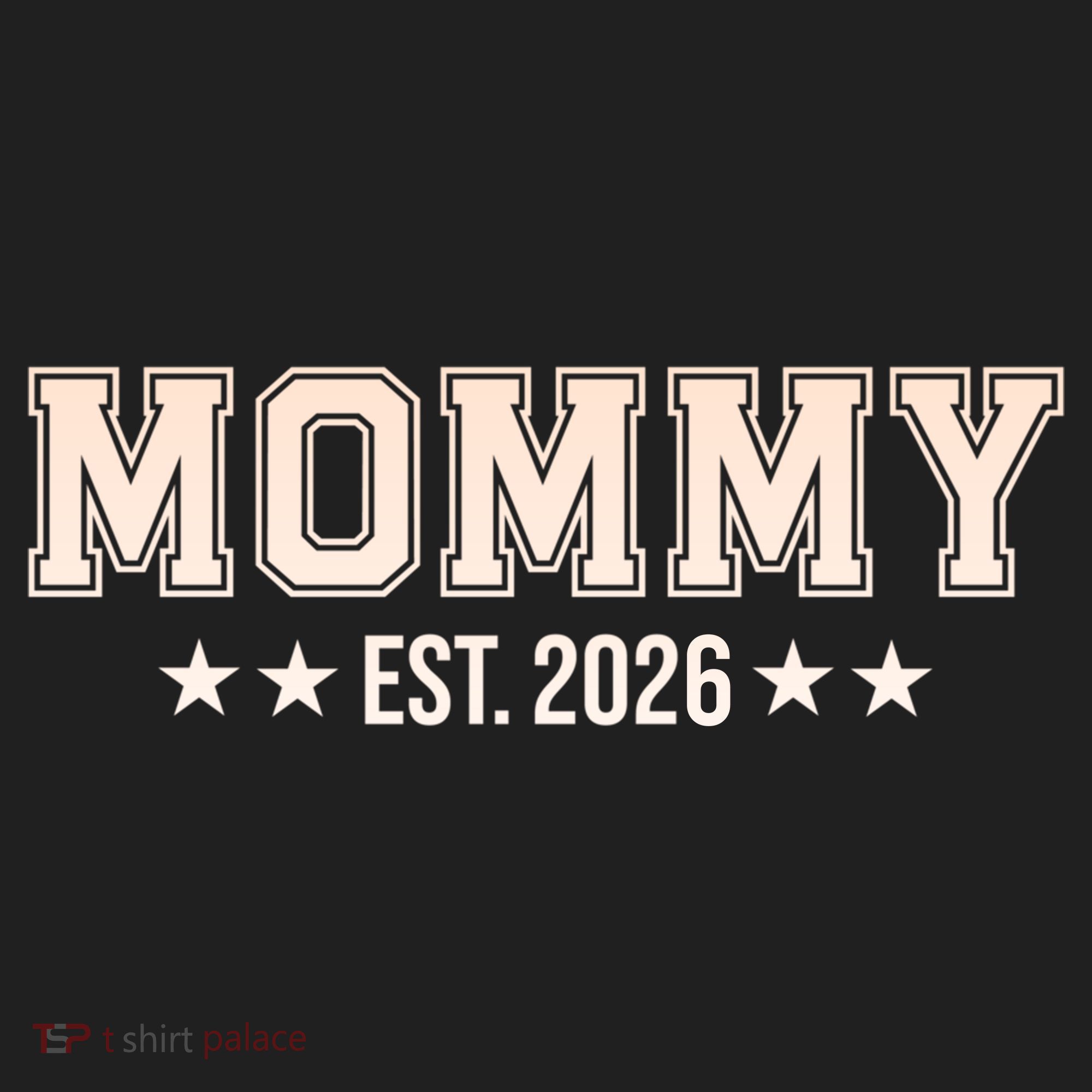 Sporty Varsity Mama EST 2026 Women's Sweatshirt