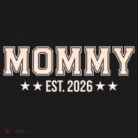 Sporty Varsity Mama EST 2026 USA-Made Doggie Bandana thumb 2