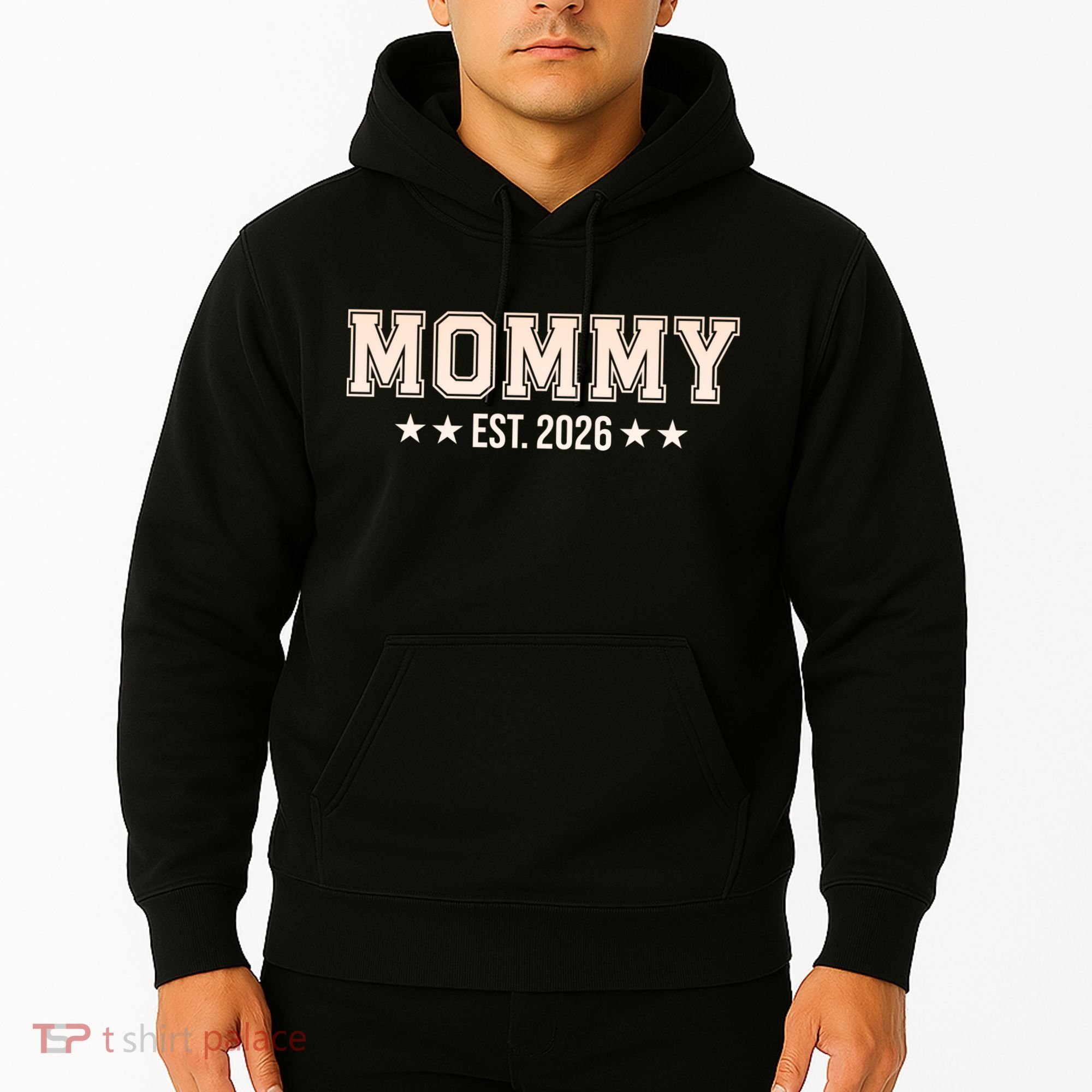 Sporty Varsity Mama EST 2026 Hoodie