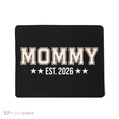 Sporty Varsity Mama EST 2026 Mousepad
