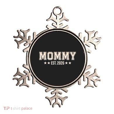 Sporty Varsity Mama EST 2026 Ornament