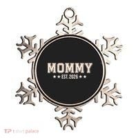 Sporty Varsity Mama EST 2026 Ornament thumb 0